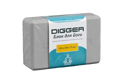 Блок для йоги черный Hasttings Digger HD22E1-G