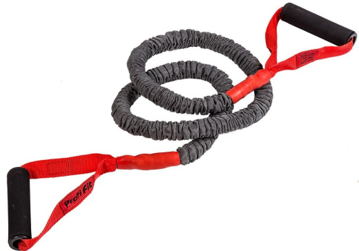 Эспандер трубчатый Profi-Fit, в чехле-рукаве, сопротивление 10 кг Эспандер трубчатый Profi-Fit, в чехле-рукаве, сопротивление 10 кг