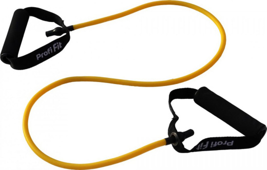 Эспандер трубчатый Profi-Fit, желтый, сопротивление 3,5 кг Эспандер трубчатый Profi-Fit, желтый, сопротивление 3,5 кг