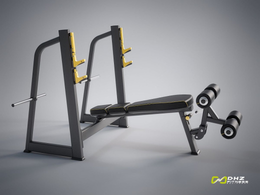 Скамья-стойка для жима под углом вниз DHZ E-1041В