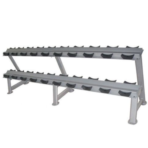 Гантельный ряд FTX-413.1 27,5 кг - 50 кг (10 пар), шаг 2,5 кг, со стойкой