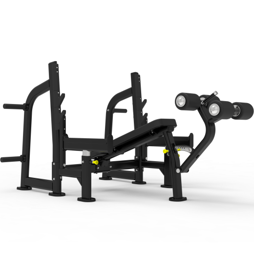 Олимпийская скамья с отрицательным наклоном для жима Impulse ITF8204