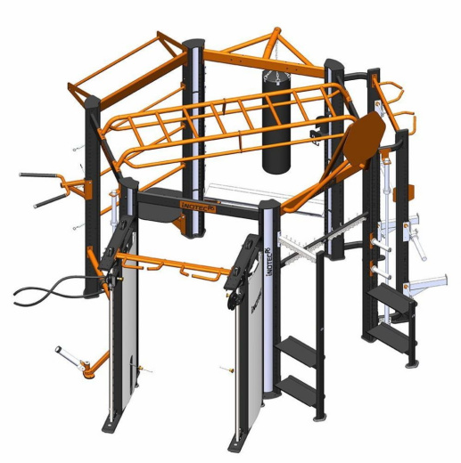 Профессиональный комплекс для групповых, функциональных, кросфит и workout тренировок Inotec Р6 TOP PLUS - фото 1