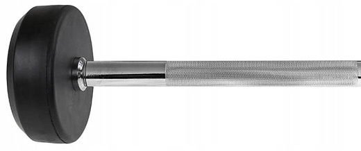 Комплект прямых фиксированных обрезиненных штанг (5 шт.) от 10 до 30 кг. UFC HD51G2A-10-30