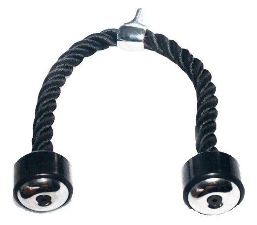 Гибкая тяга (канат) для трицепса с металлическими концами PROFI-FIT-RT-005