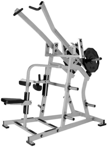 Независимая тяга сверху широким хватом DHZ SM2015