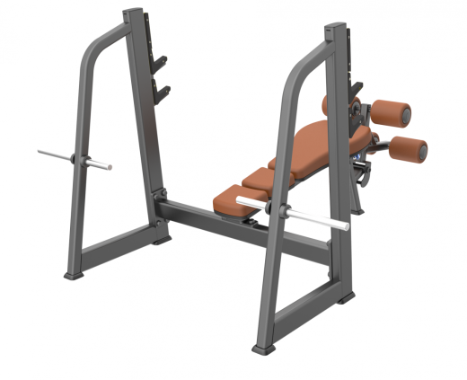 Скамья-стойка для жима под углом вниз DHZ E-1041В