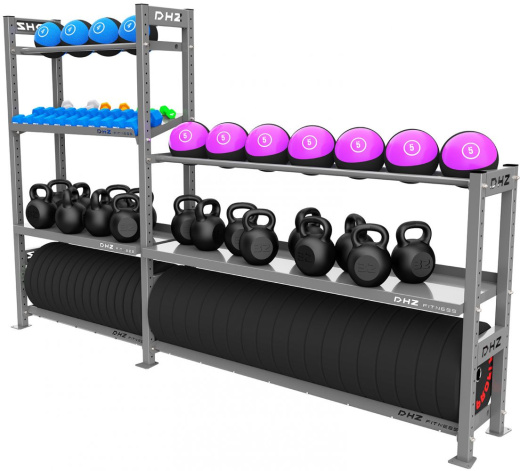 Стеллаж модульный 2900-1950-1200 DHZ А0131 Стеллаж модульный 2900-1950-1200 DHZ А0131