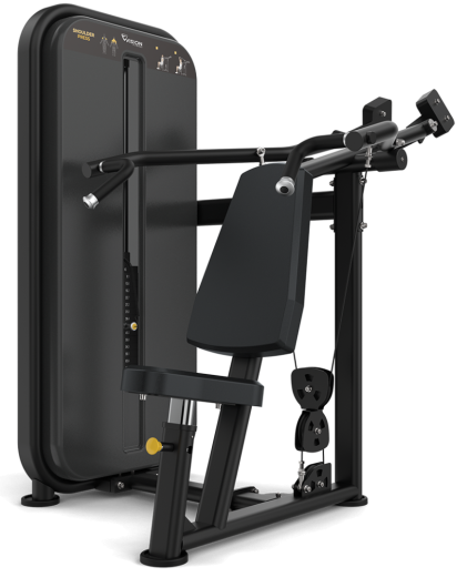 Жим от плеч, стек 68,2 кг. Vision Fitness VST600-S23