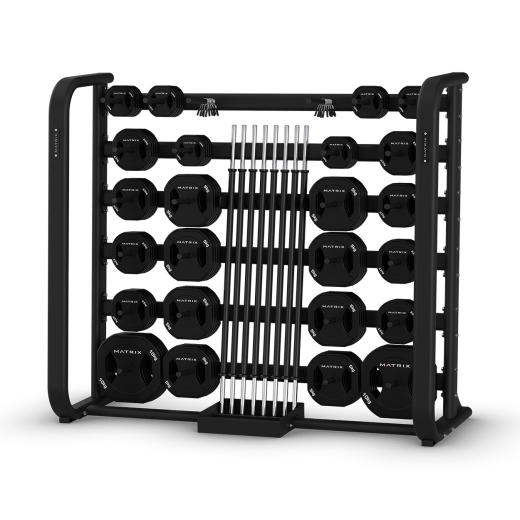 Стойка для бодипампов на 20 комплектов. Matrix MAC-GROUPX-RACK